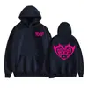 Moletom com Logo da Cantora Dela Rose Roupas Masculinas e Femininas Tendência da Moda Harajuku Blusa de Moletom Casual de Alta Qualidade