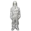 Laiwei QLWS-004 - Ropa ignífuga de una pieza de papel de aluminio, retardante de llama, resistente a altas temperaturas de 1000 grados, ropa de rescate contra incendios de una pieza