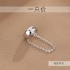 925 Sterling Silver Light Plate Ear Clip 2022 Nova Moda Ear Bone Clip Earless Niche Summer Ear Jewelry Mulheres