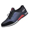 Zapatos de Hombre de Gran Tamaño Transfronterizos Primavera y Otoño Zapatos Casuales de Cuero Negros Resistentes a las Manchas Zapatos de Suela Blanda de Moda Versátiles para Hombres de Negocios