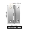 Amazon transfronterizo acero inoxidable 2 pulgadas 44x32mm mueble para el hogar plegable gabinete de piano puerta bisagra bisagra bisagra