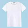 Playera de Manga Corta para Hombre Color Sólido Color Liso Negro Puro Todo Negro Todo Blanco Simple Verano Blanco Puro Playera Top Ropa Manga Media