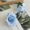 Rosa Redonda Multicor Tecido de Seda Cabeça de Rosa Decoração de Salão de Banquetes de Hotel Flores Artificiais Materiais de Flores Simuladas Decoração de Salão de Banquetes de Hotel