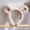 Otoño e Invierno Nuevo Diadema de Felpa de Oso Fresa para Lavar la Cara, Diadema de Presión para el Cabello, Linda Diadema, Accesorios para el Cabello de Oso Peludo para Mujer