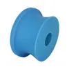 Procesamiento de Polea de Nylon Rueda de Nylon con Ranura en U Rueda Desenrolladora de Cable para Riel de Grúa Rueda Guía Industrial Resistente al Desgaste PA66