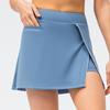 Nueva Falda Deportiva de Primavera y Verano Falsa de Dos Piezas Anti-rozaduras Suelta Casual Yoga Running Falda 22436