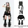Roupas de Dança Jazz para Meninas Conjunto Camuflado Hip Hop Infantil Moda Cool para Crianças Fantasia de Performance de Dança de Rua JAZZ Traje da Moda