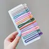Pinza para el pelo color café esmerilado pinza lateral pinza para flequillo pinza de pico de pato sin marcas artefacto para arreglar el pelo pinza recta accesorios para el pelo