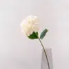 Flor artificial única de hortensia mariposa con estampado de seda degradado, estilo wabi-sabi, decoración de suelo para casa de huéspedes y escenografía de sala de exposiciones