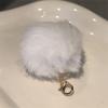 Zapatos de Bolas de Pelo Estilo Fengejia Otoño e Invierno con Borlas Florales, Hebillas para Cordones con Estampado de Leopardo y Perlas, Accesorios, Hebillas Decorativas de Piel de Visón Sintético
