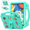 Adequado para ipad9 capa protetora ipad10.2 polegadas silicone infantil antiqueda desenho animado capa portátil ipad8 10.5 capa