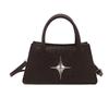 Verano 2025 Nuevo Estilo Simple y Elegante Estampado a Cuadros Moda Popular Bolso de Mano para Mujer de Textura para Viajero de Hombro Cruzado