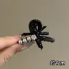 2026 Novo Prendedor Pequeno de Garra para Rabo de Cavalo Luxo Leve High-End Presilha de Cabelo com Laço Parte de Trás da Cabeça Presilha para Cabelos Rebeldes Grampo Acessórios de Cabelo