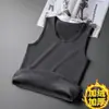 Chaleco Térmico Grueso con Forro Polar para Hombre, Camiseta sin Mangas Ajustada para Otoño e Invierno, Chaleco Base Ajustado