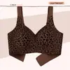 Sutiã de gelo com estampa de leopardo, hot-selling da TK Amazon para comércio exterior, lingerie plus size, atacado de lingerie de origem transfronteiriça