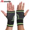 Max Sport Protector de Palma Correa Envoltura Protector de Muñeca Tejido de Nailon Elástico Transpirable Guantes de Palma
