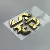 Directo del fabricante: Placas de nombre de ABS electrochapadas, logotipos de coche 3D, placas de nombre de plástico, letras personalizadas para la puerta trasera