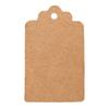 Etiqueta Pequeña Kraft en Blanco con Forma de Flor 3*5cm Etiqueta de Producto para Ascensor DIY Tarjeta de Presentación Pintada a Mano Etiqueta para Empaque de Repostería