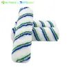 Fábrica de Origem 7 polegadas 9 polegadas Venda Quente Criativo Europeu Tampa Final Listras Azul Verde Poliéster Rolo Pincel Rolo de Pintura