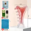Peine Masajeador de Cuero Cabelludo Rosa de Resina Cuatro en Uno, Peine de Terapia Capilar, Raspado y Desobstrucción de Meridianos, Área Facial y de Ojos