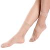 Calcetines de seda para mujer, cortos, de verano, finos, antienganches, de seda y cristal, para personas mayores, antideslizantes, cortos, carnosos, de longitud media.
