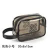 Bolsa de Tocador Transparente para Viaje, Bolsa de Cosméticos de Gran Capacidad, Bolsa Portátil para Almacenamiento de Cosméticos, Bolsa Impermeable para Fitness y Natación