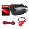 Agita la misma lámpara de cola luminosa que escupe fuego del mismo estilo con tubo de escape de coche de lámpara modificado de fibra de carbono resistente a altas temperaturas lámpara de llama universal