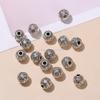 Accesorios de joyería de aleación DIY plata Xizang cuenta martillada cuenta suelta pulsera cuenta anillo cabeza colgante pequeña mayoreo