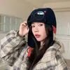 Bonito Sombrero Versátil a Prueba de Viento con Protección para los Oídos y Gafas, Nuevo Sombrero Estilo Japonés para Otoño e Invierno para Hombres y Mujeres, Sombrero Lei Feng de Moda