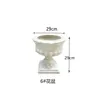 Ornamentos de Coluna Romana Estilo Europeu, Mesas Laterais, Decorações de Chão, Suportes de Flores Vintage de Gesso Falso, Bases para Vasos de Flores de Jardim, Marcadores de Corredor de Casamento