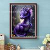 Nueva Pintura al Óleo de Pintura de Diamantes 5D Transfronteriza Dibujo Animado Dinosaurio Pintura Decorativa DIY/Pintura de Pedrería de Diamantes Cuadrados Amazon Blast