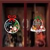 Nuevas decoraciones navideñas para centros comerciales, ambiente escolar, pegatinas de vidrio, pegatinas electrostáticas sin costuras, decoraciones para ventanas.