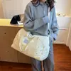 Bolsa de Viagem Grande Capacidade Leve para Mulheres 2025 Nova Moda Elegante Bolsa de Bagagem para Mulheres Bolsa de Ombro Fofa