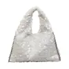 Bolso de Mano con Lentejuelas de Personalidad Transfronteriza de Moda para Mujer 2026 Nuevo Estilo Bolso de Cadena Sencillo de Temperamento Bolso Cruzado Versátil y Elegante
