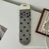 Meia fina estilo Chanel 2025, nova, de cano médio, respirável, com laço, poá de renda, para primavera e verão, com flor de prellis, para crianças