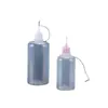 Atacado Frasco Seringa de HDPE 5-120ml Semitransparente Frasco squeeze para Líquido de Tatuagem Micropigmentação Frasco com Orifício para Agulha de Aço Inoxidável