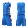Conjunto de Uniforme de Baloncesto para Hombre, Chaleco Deportivo de Fitness para Equipo, Uniforme de Baloncesto de Verano para Equipo de Entrenamiento Estudiantil con Números Estampados
