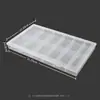Caja de Almacenamiento para Puntas de Uñas, Gran Capacidad 12 Compartimentos Multifuncional a Prueba de Polvo Organizador de Puntas de Uñas y Accesorios