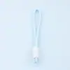 Lanyard Colorido de 12 cm con Bloques de Color, Nudo Peruano para Teléfono Móvil, Lanyard Decorativo para Llavero, Tejido a Mano