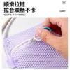Bolsa para teléfono móvil de rejilla espacial, bolso pequeño cruzado, bolsa de almacenamiento para dispositivo de aprendizaje portátil, máquina de cuentos, audífono, bolsa de almacenamiento con cremallera
