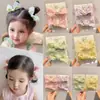 Acessórios de Cabelo Infantis Coreanos Pequenos Frescos Estéreo Pérola Laço Orelhas de Coelho Grampo de Cabelo para Meninas Grampo de Cabelo para Bebê Acessórios de Cabeça