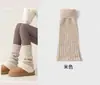 Meias de Lã, Meias Largas, Polainas Brancas, Emagrecedor Y2K, Combinadas com Sapatos Birkenstock, Meias Grossas Quentes para Panturrilha Outono e Inverno