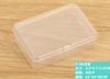 Caja de Plástico PP Rectangular Transparente Caja de Embalaje para Bisutería Caja de Almacenamiento Pequeña Blanca para Piezas de Repuesto de Equipo de Pesca con Tapa