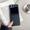 Estilo Ins Flor Pequeña Adecuado para Samsung Zflip 4 Teléfono Móvil Carcasa Anticaída Flip7 Accesible Lujo Elegante Flip5 Moda Cubierta Flip