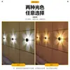 Lámpara de Pared Exterior Solar Lámpara Decorativa de Paisaje para Patio Lámpara de Pared para Balcón de Villa Jardín Lámpara de Pared para Exteriores Impermeable Lámpara Lavadora de Pared para Exteriores