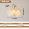 Estilo Creme Moderno Simples Espectro Completo Lustre Sala de Estar Francesa Lâmpada de Luxo Leve Design Quarto Teto Lâmpada Nova