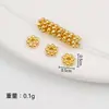 Acessórios para Pulseira Colar DIY Feito à Mão Pérola Cristal Prata Dourada Tibetana Floco de Neve Espaçador Engrenagem Espaçador com Contas