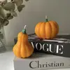 Vela Aromática de Abóbora Artificial para Halloween Vela Artesanal Sem Fumaça Decoração de Casa Presentes de Feriado Venda por Atacado Transfronteiriça