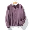 ¡Estufita de Invierno Esponjosa! Cardigan Grueso de Invierno 2025 con Cuello Alto, Forro Polar Au Geli, Cálido, Cómodo, Adelgazante, Versátil, Cortavientos