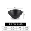 Tigela de melamina tipo porcelana trompete preto tigela de plástico tigela para macarrão comercial tigela de arroz tigela para sopa de ramen de carne tigela de farinha